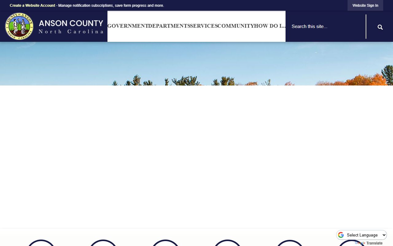 Anson County government portal for divorce decree record access
