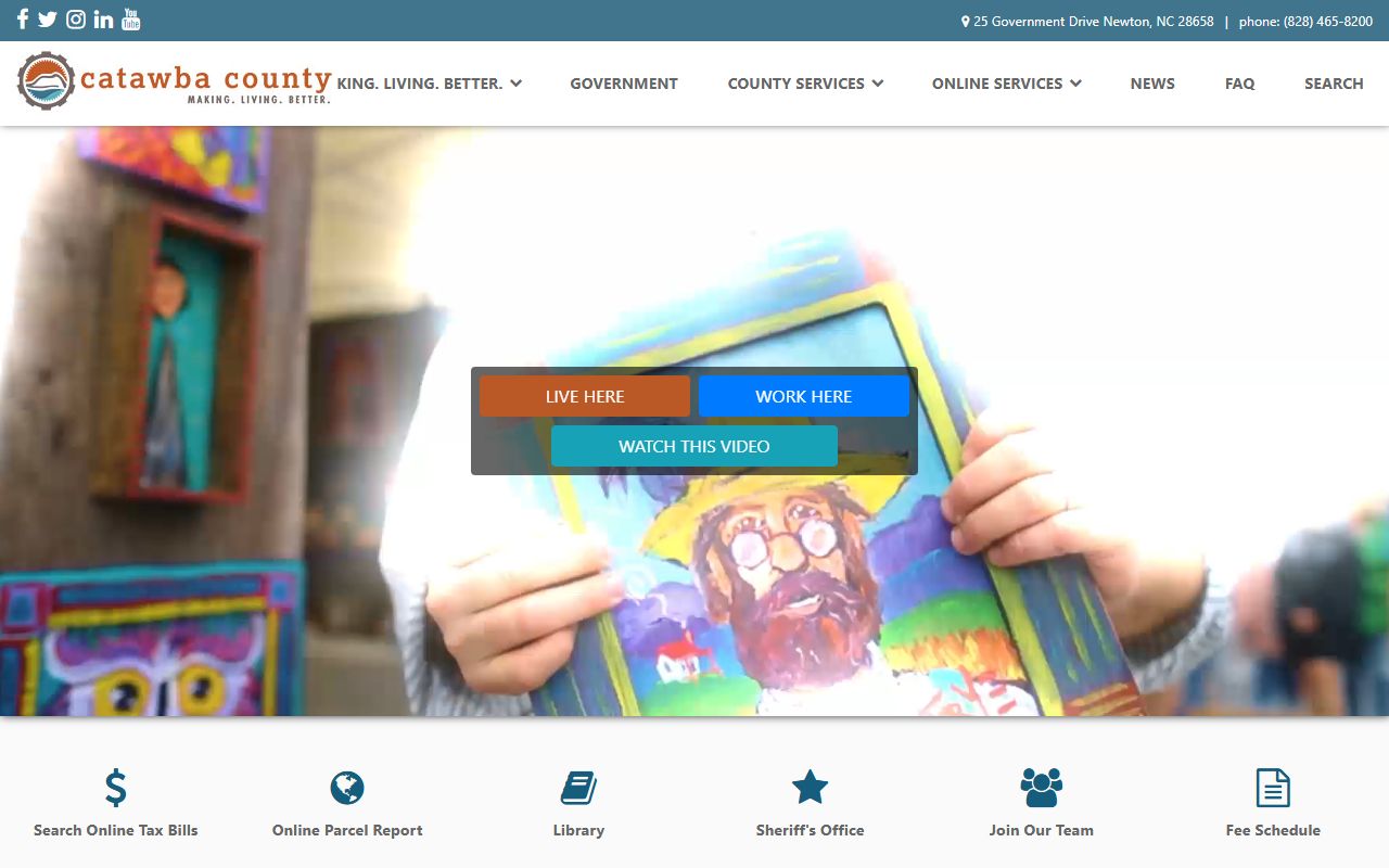 Catawba County government clerk office for divorce decree records in Newton