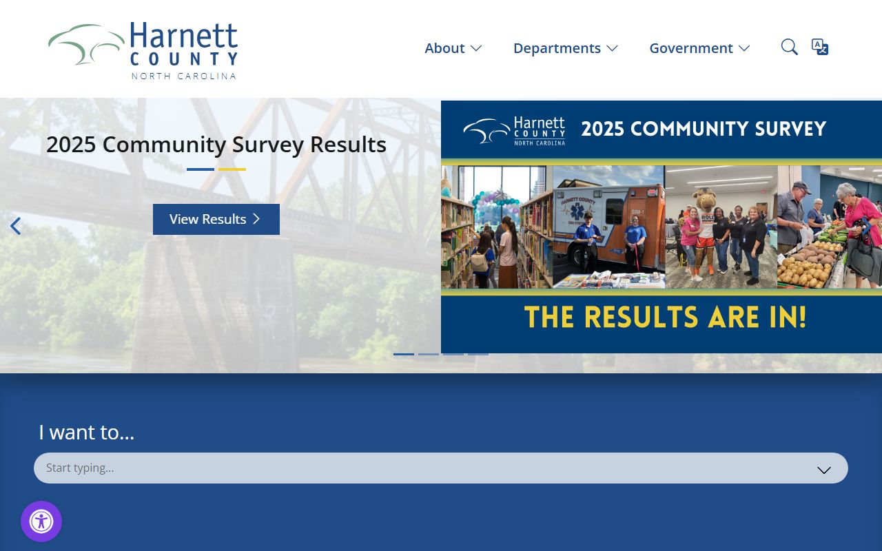 Harnett County government website for divorce decree record requests