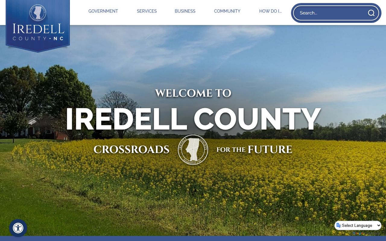 Iredell County government website for divorce decree record searches