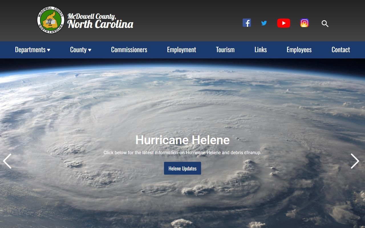 McDowell County government website for divorce decree records in Marion