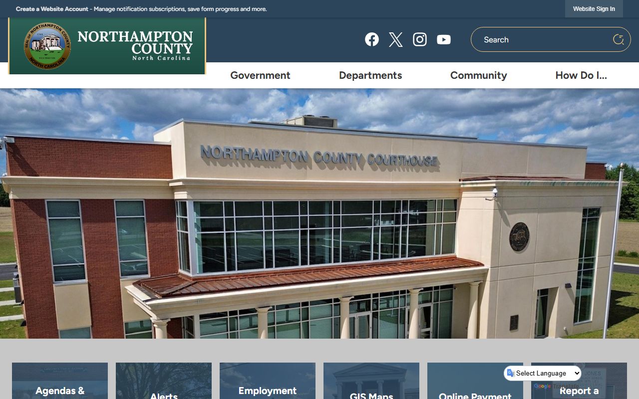 Northampton County government website for divorce decree records in Jackson